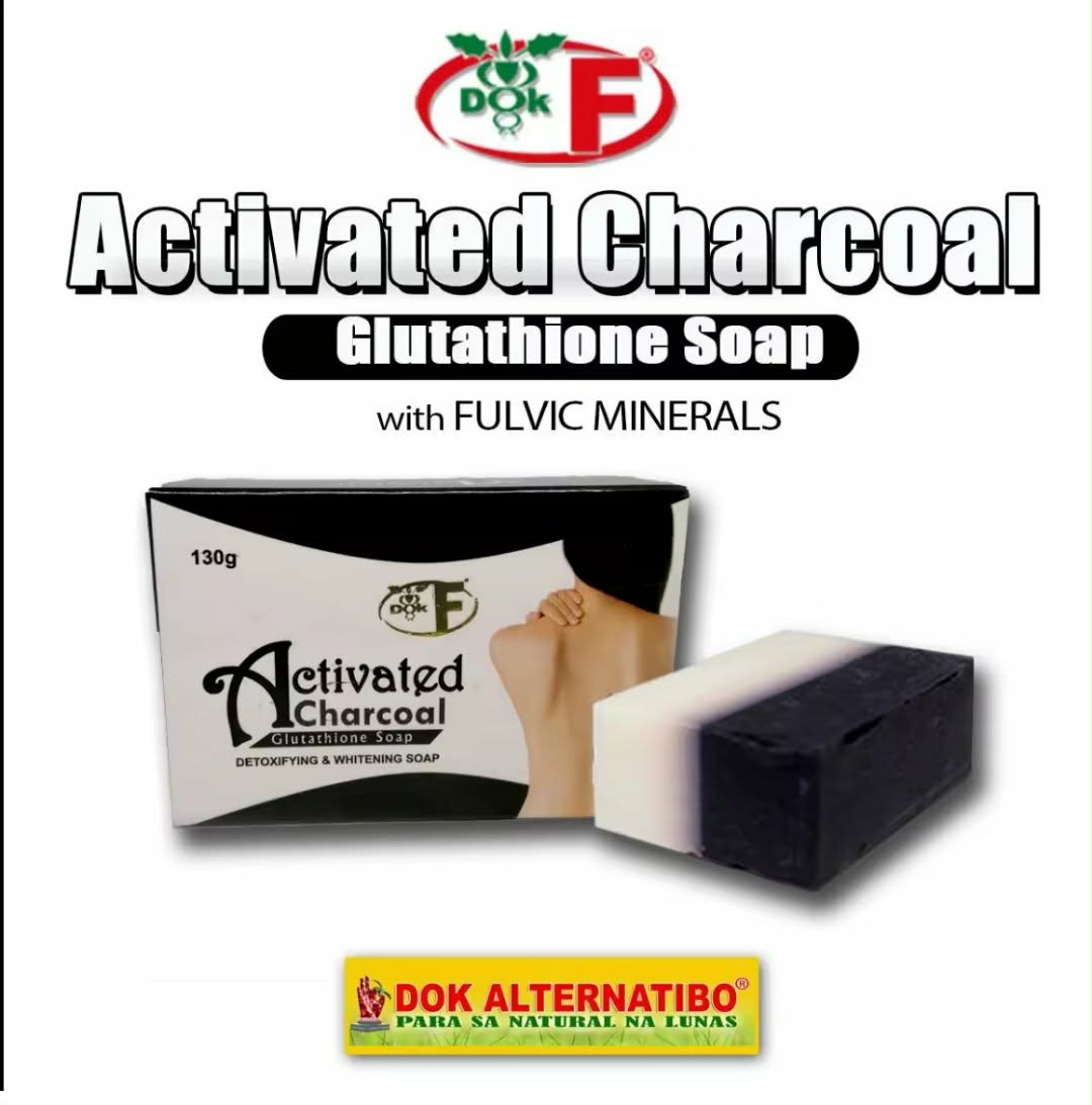 Dok F Activated Charcoal Soap BUY 1 TAKE 1