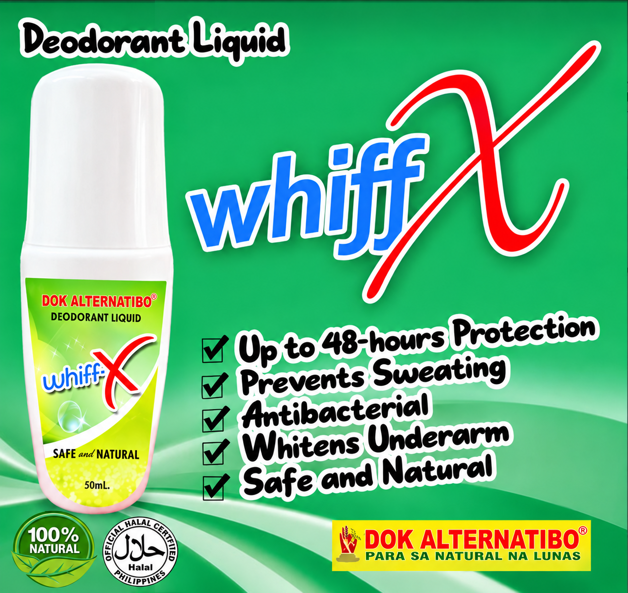 DOK F WHIFF-X DEODORANT – MEN BUY 1 TAKE 1